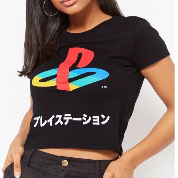 Playstation crop top forever 21 Clearance
